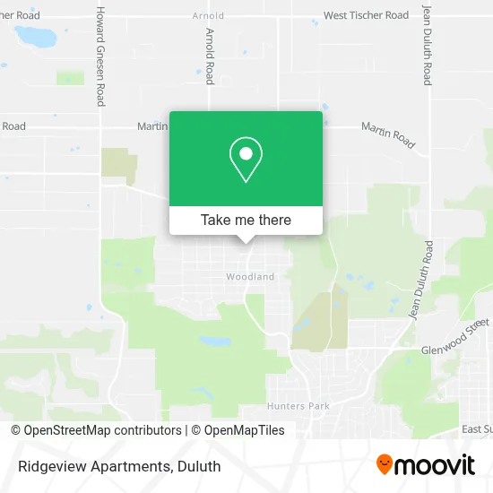 Ridgeview Apartments map