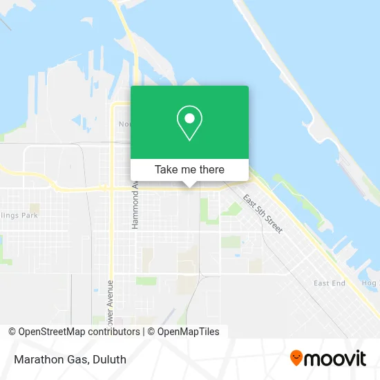 Marathon Gas map