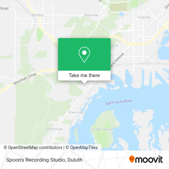 Spoon's Recording Studio map