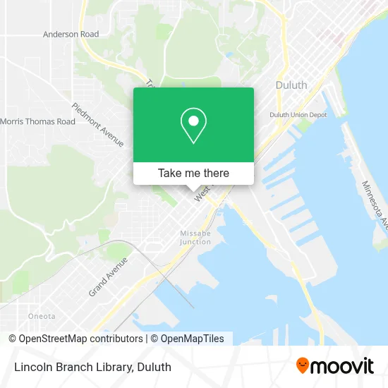 Lincoln Branch Library map