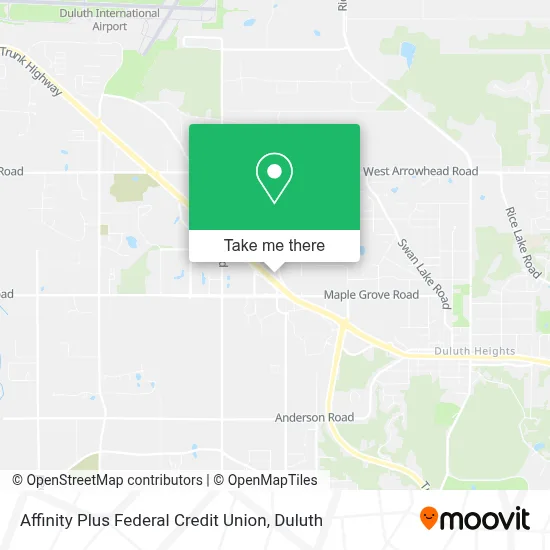 Affinity Plus Federal Credit Union map