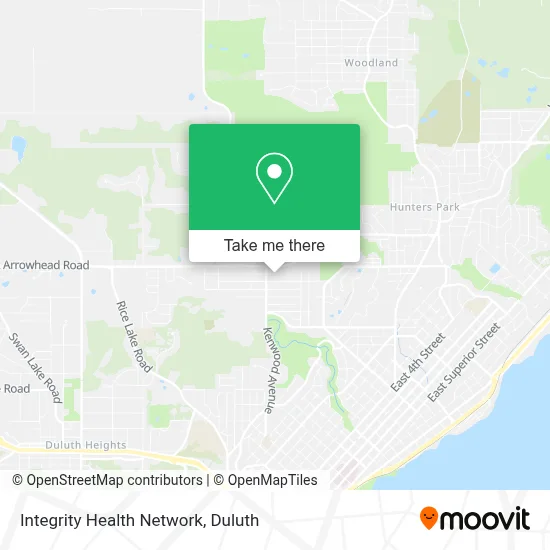 Integrity Health Network map