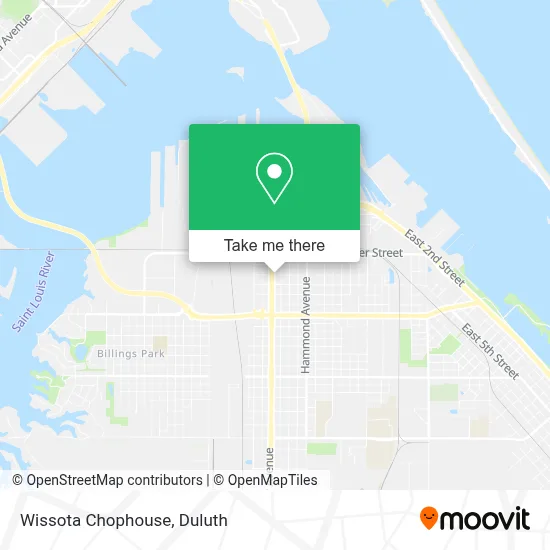 Wissota Chophouse map