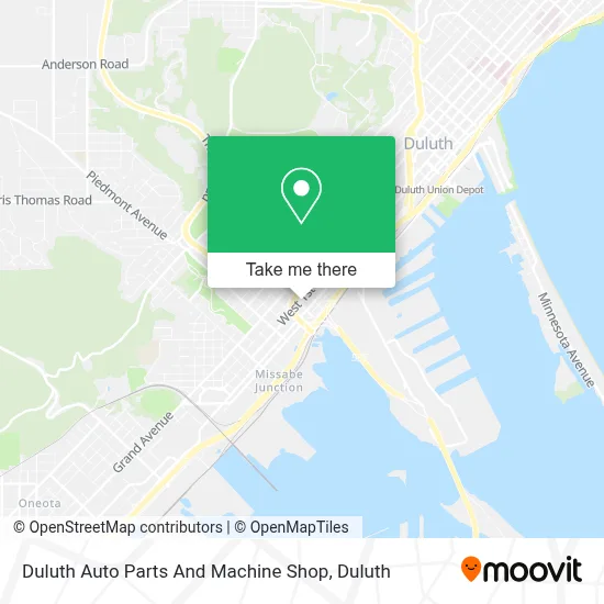 Duluth Auto Parts And Machine Shop map