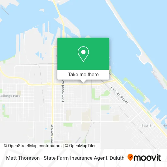 Matt Thoreson - State Farm Insurance Agent map