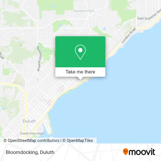 Bloomdocking map