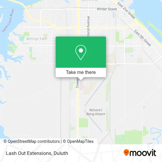 Lash Out Extensions map