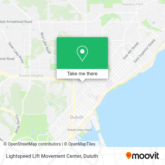 Lightspeed Lift Movement Center map