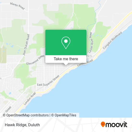 Hawk Ridge map
