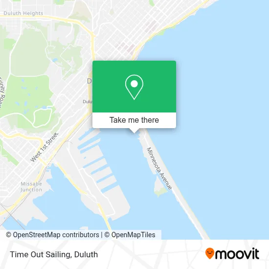 Time Out Sailing map