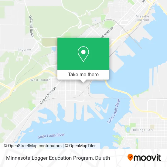 Minnesota Logger Education Program map