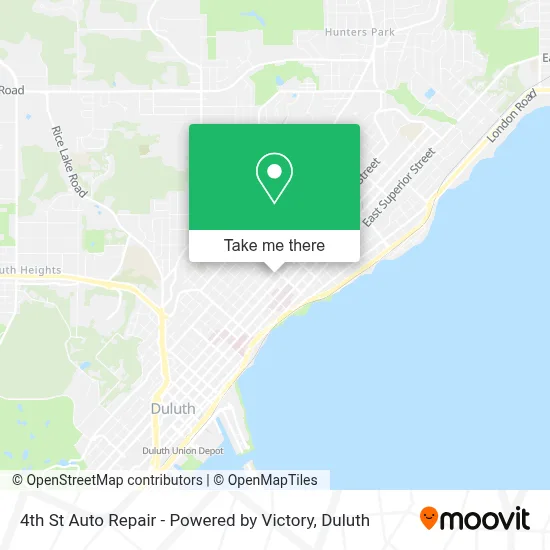 4th St Auto Repair - Powered by Victory map