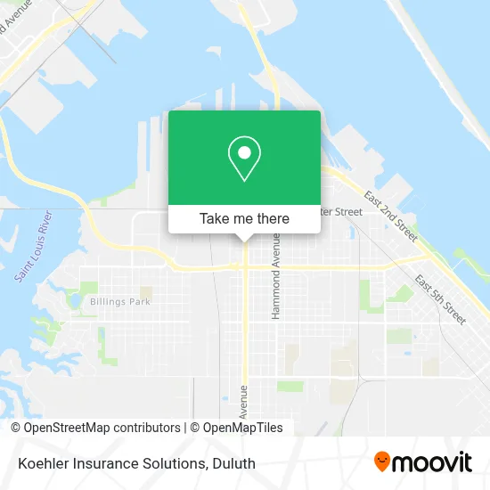 Koehler Insurance Solutions map
