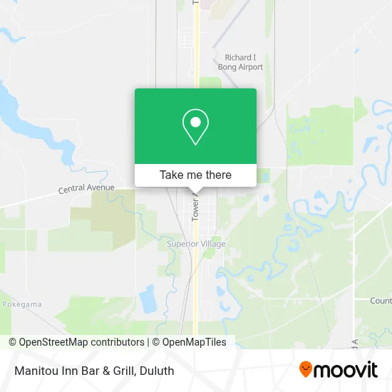Manitou Inn Bar & Grill map