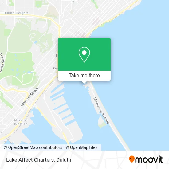 Lake Affect Charters map