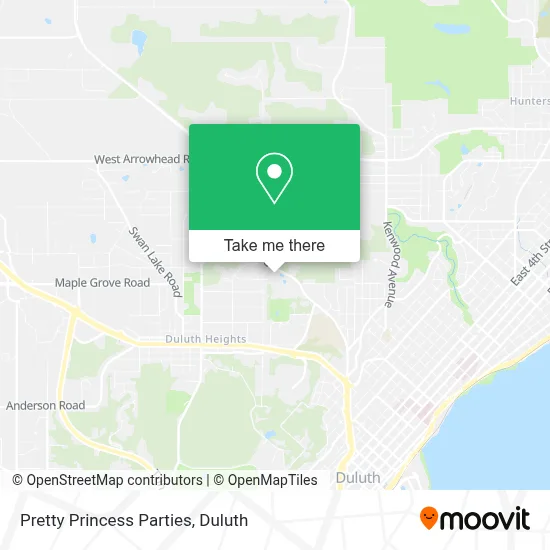 Pretty Princess Parties map