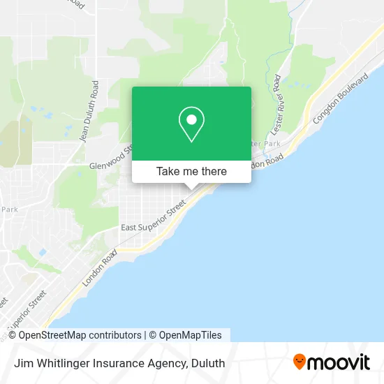 Jim Whitlinger Insurance Agency map