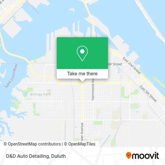 D&D Auto Detailing map