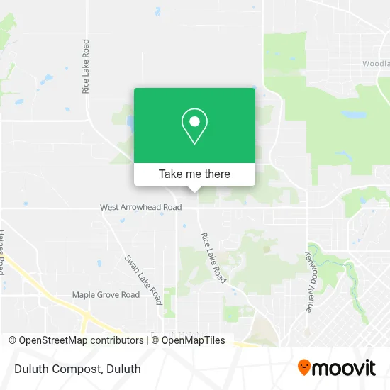 Duluth Compost map