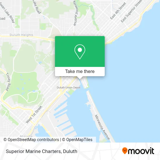Superior Marine Charters map