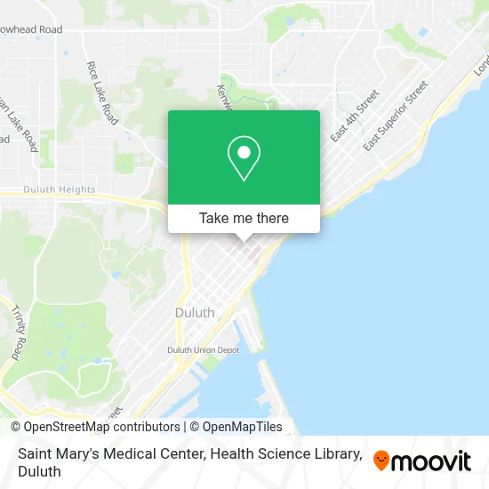 Saint Mary's Medical Center, Health Science Library map