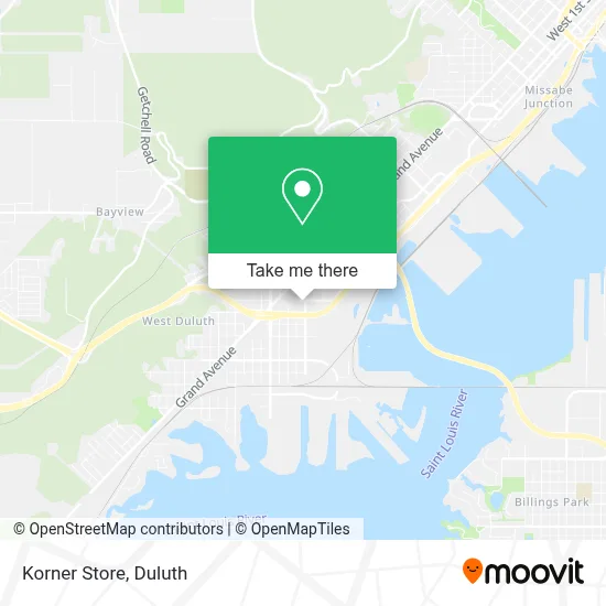 Korner Store map