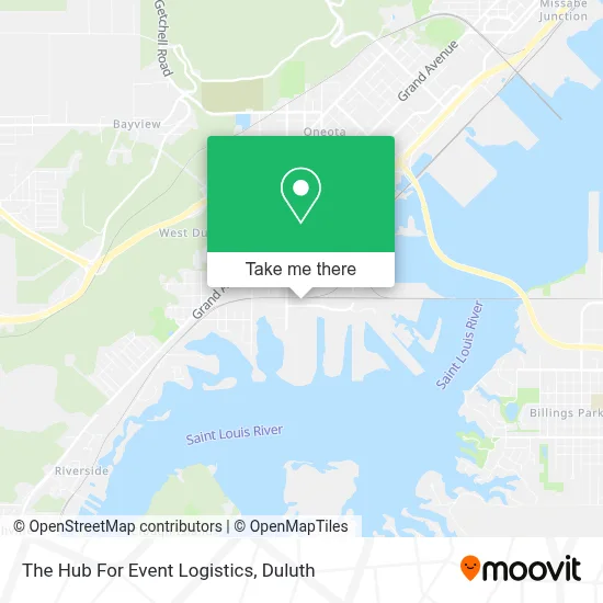The Hub For Event Logistics map
