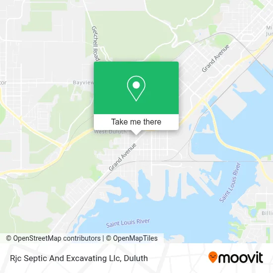 Rjc Septic And Excavating Llc map
