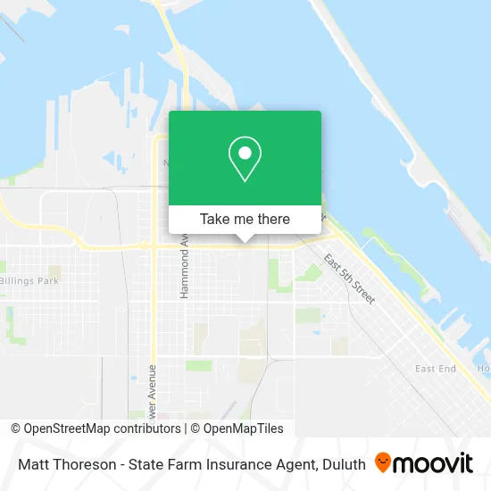 Matt Thoreson - State Farm Insurance Agent map