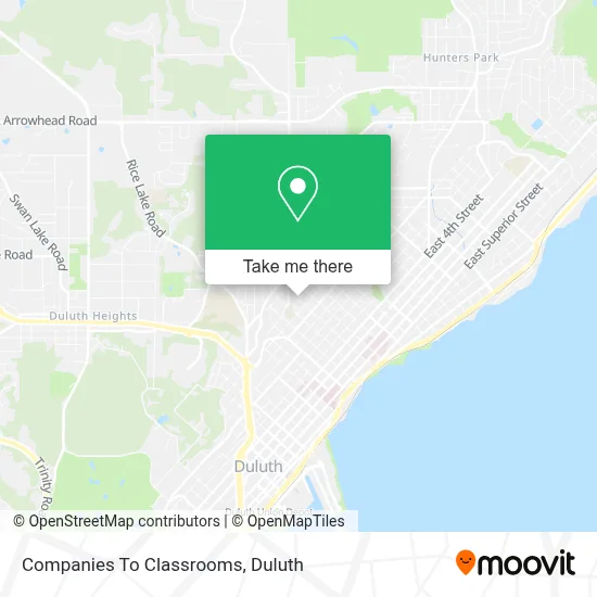 Companies To Classrooms map