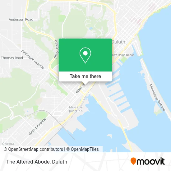 The Altered Abode map