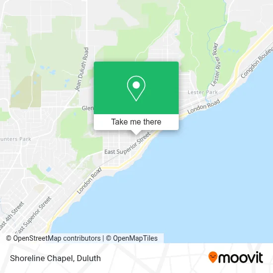 Shoreline Chapel map