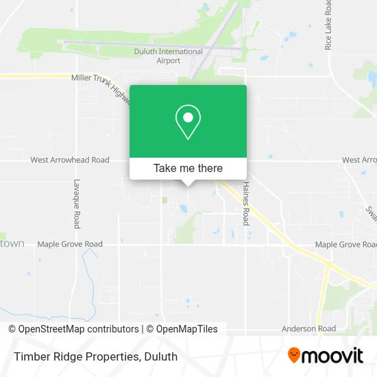 Timber Ridge Properties map
