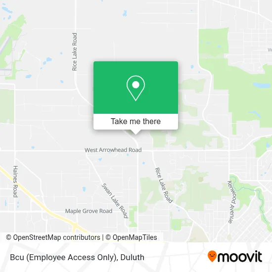 Bcu (Employee Access Only) map