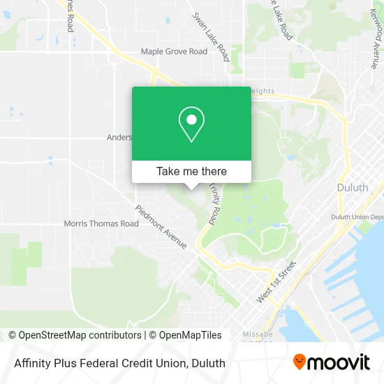 Affinity Plus Federal Credit Union map