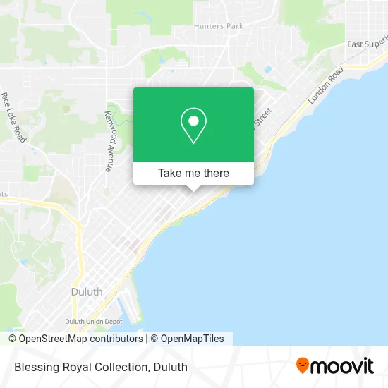 Blessing Royal Collection map