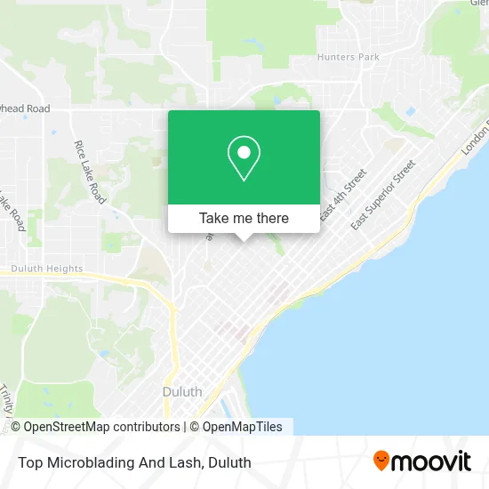 Top Microblading And Lash map