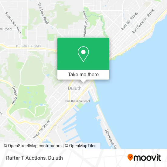 Rafter T Auctions map