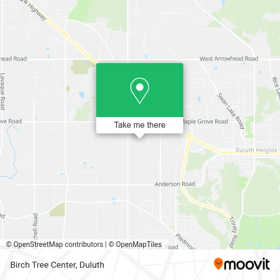 Birch Tree Center map
