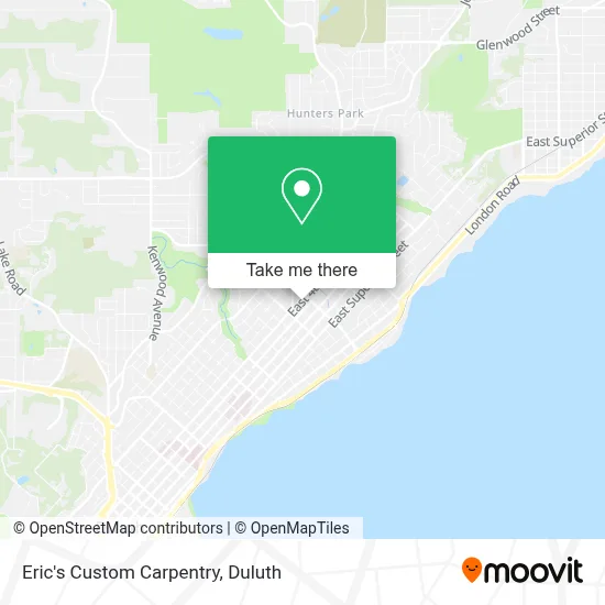 Eric's Custom Carpentry map