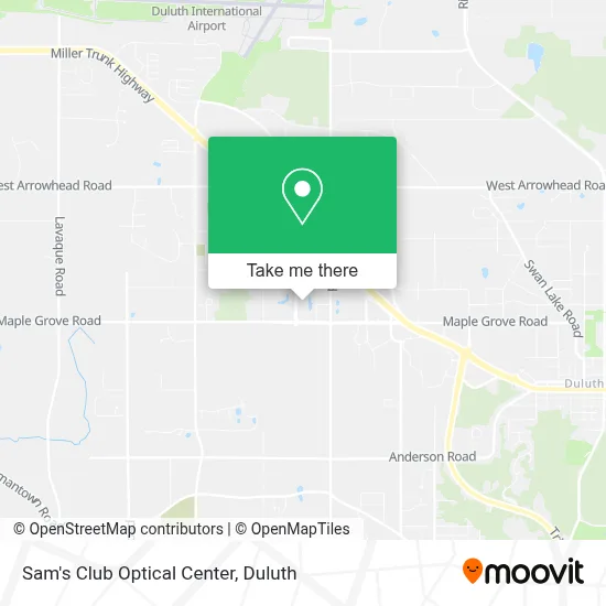 Sam's Club Optical Center map