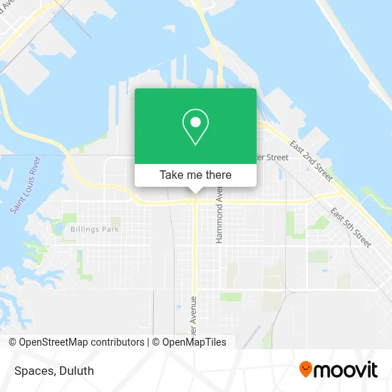 Spaces map