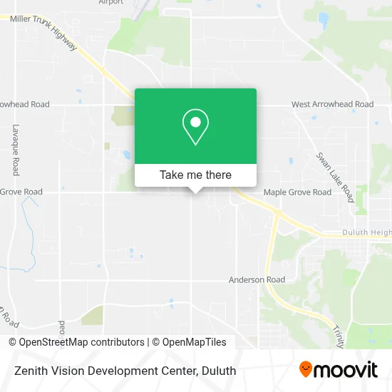 Zenith Vision Development Center map