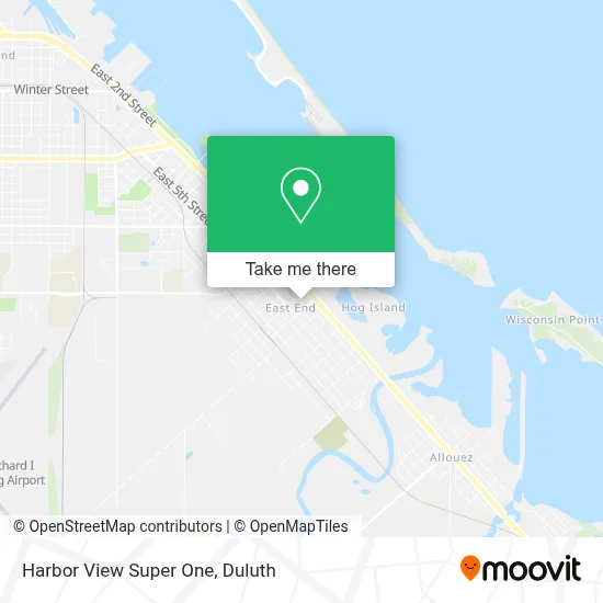 Harbor View Super One map