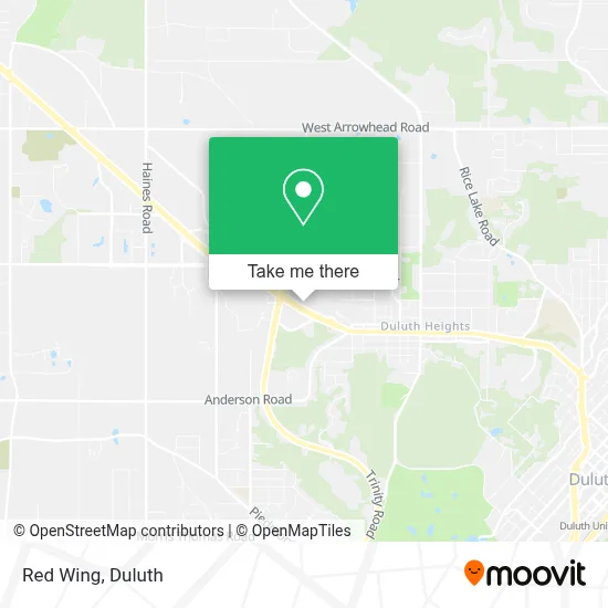 Red Wing map