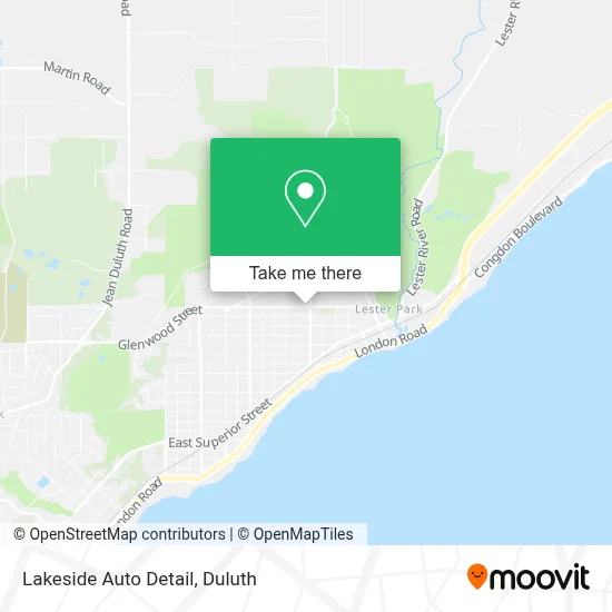Lakeside Auto Detail map