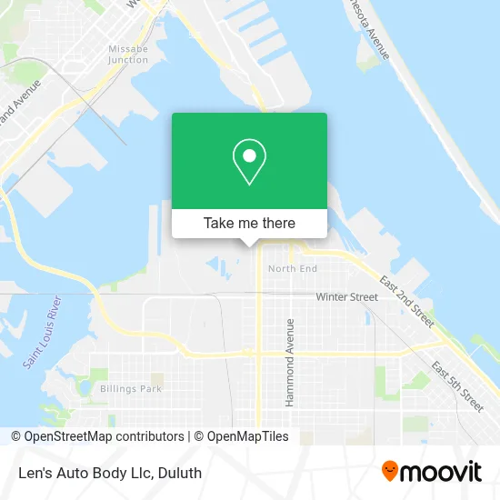 Len's Auto Body Llc map