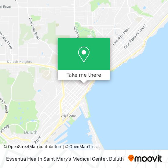 Essentia Health Saint Mary's Medical Center map