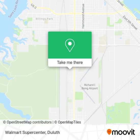Walmart Supercenter map
