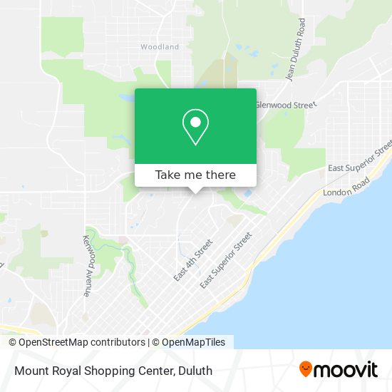 Mapa de Mount Royal Shopping Center